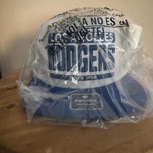 Los Angeles Dodgers Fanatics Line Drive Two-Tone Snapback Hat - Gray/Royal (NWT)